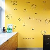 Asteroids Wall Stickers