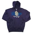 San Diego Padres MLB Authentic Collection Dedication Hooded Sweatshirt (Team Color) by Majestic Athletic
