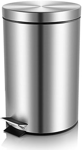 TECKING Stainless Steel Trash Can Fingerprint-Proof with Inner Box 8 Gal
