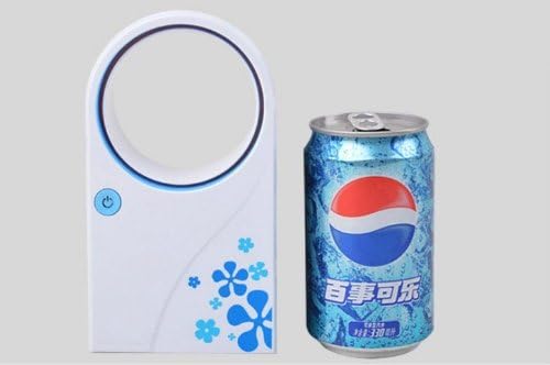 Giftoyou(TM) Newest Fashion Cute Portable Electronic Bladeless Fan with Swivel, Auto Timer, High Speed - Tabletop or Wall Mountable