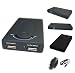 Ex-Pro® Power Bank for Nextodi ND-2300, ND-2325, ND-2525, ND-2700, ND-2730 - Li-Polymer back up battery/power/charger 3300mAh [Black]