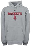 Houston Rockets Grey adidas True Fleece Hooded Sweatshirt