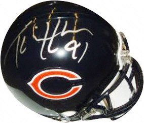 Tommie Harris Chicago Bears Autographed Riddell Mini Helmet
