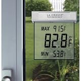 La Crosse Technology Window Thermometer, WS-1025U-CEL