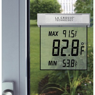La Crosse Technology Window Thermometer, WS-1025U-CEL