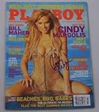 Cindy Margolis Sexy - Hand Signed Autographed - Playboy Magazine July 2008