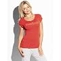 bebe Logo Studded Crew Tee