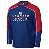 Reebok New York Giants Navy Blue Match-Up Constructed Long Sleeve T-shirt