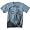 Three 3 Stooges BIG FACE CURLY Adult Blue T-shirt Tee Shirt, Small