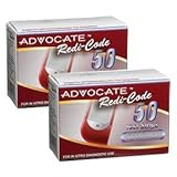 100 ADVOCATE Redi-Code Blood Glucose Test Strips - EXP 5/2013 (2 Boxes of 50)