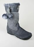 Knit Sweater Pom-Pom Boot