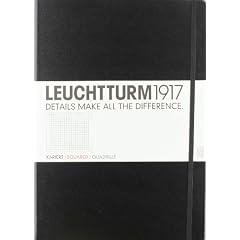 Notizbuch Master A4 kariert schwarz