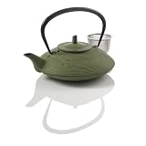Teavana Small Dragonfly Cast Iron Teapot, Green
