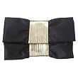 Cinched Clutch - Black/Gold