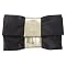 Cinched Clutch - Black/Gold