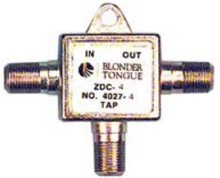 Solder Back In/Outdoor Coupler - In Line Style 9dB Loss by Blonder Tongue