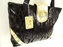 schwarz gold MARC CHANTAL Handtasche Shopper