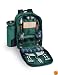 Picnic Time 433-30-471 Green Capri Picnic Backpack