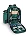 Picnic Time 433-30-471 Green Capri Picnic Backpack