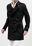(バーバリーロンドン) BURBERRY LONDON トレンチコート 46サイズ BRITTON BLACK [並行輸入品]