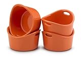 (Deals Program) Best deals for Rachael Ray Stoneware 10-Ounce Ramekins Round Bubble and Brown Singles, Set of 4