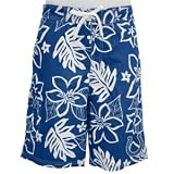 Indianapolis Colts GIII NFL Hawaiian Print Swim Trunks