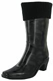 DAV City Cuff Paisley Womens Shoes Mid Calf Casual Waterproof Rubber Rain Boots Black