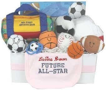 Baby Gift Idea ALLSTARG Personalized Future All Star Gift Box - Girl