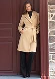 Belted Cashmere-Blend Coat