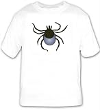 T-shirt with parasite, tick, invertebrate, fasting, arachnid, pest, animal, arthropod, blood-sucker