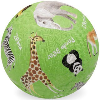 Childrens Toyshop  Toys : Crocodile Creek Wild Animals 5" Playground Ball