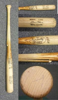 Dave Cochrane Game Used Louisville Slugger Mariners Bat - Game Used MLB Bats