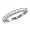 Pave Diamond Wedding Band Ring in Platinum Band (G, SI1, 0.45 cttw) Certificate of Authenticity