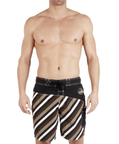 Speedo Herren Badeshorts Cape Cod, black stripe, XL, 8070185285 Preisvergleich