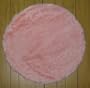 Flokati Faux Fur Rugs 6' Round (PINK)