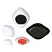 Heathrow Scientific Polystyrene Diamond-Shaped Weighing Boat, Black (Pack of 500)