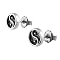Sterling Silver Yin-Yang Studs