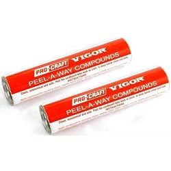2 White Rouge Abrasive Polish Buffing Knife Tool 7oz