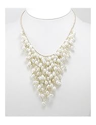 Cream Japanese silk cord Fresh Water Pearl Necklace