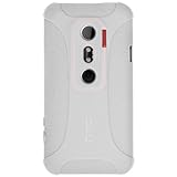 Amzer AMZ91182 Silicone Skin Jelly Case for HTC EVO 3D - Transparent White  ....