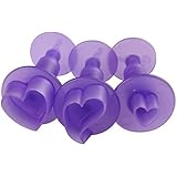 Wilton 1907-1346 Fondant 3-Piece Cutters, Hearts, Mini