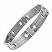 Titanium Link Bracelet Satin High Polish 8.5
