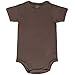2T 3T 4T 5T 6T Toddler Bodysuit Short Sleeve Round Crew Neck - Gray