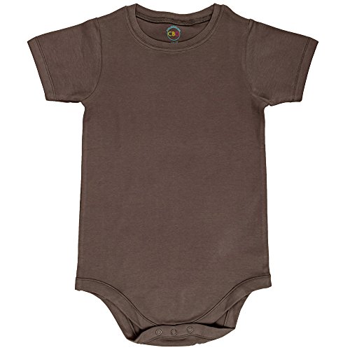 2T 3T 4T 5T 6T Toddler Bodysuit Short Sleeve Round Crew Neck - Gray