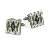 Argyle Cufflinks - Available in 4 colors.