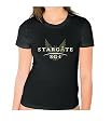 Stargate - SG-1 Wings - Black Ladies Organic Cotton Tee