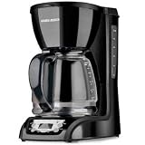 Black & Decker DLX1050B 12-Cup Programmable Coffeemaker with Glass Carafe, Black