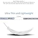 Hotbin Ultra Slim Flexible PC Back TPU Bumper Thin Transparent Protective Clear Rubber Case for iPhone 6/6s - Blue