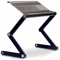 Adjustable Laptop Table Laptop Desk Portable Bed Tray Book Stand A4