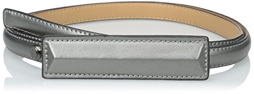 Calvin Klein Women's 15-mm Pressed-Edge Self-Covered Plaque Belt